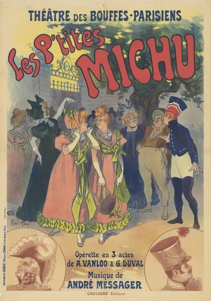 Théatre des Bouffes Parisiens. Les P’tites Michu, opérette en 3 actes de A. Vanloo & G. Duval av René Péan