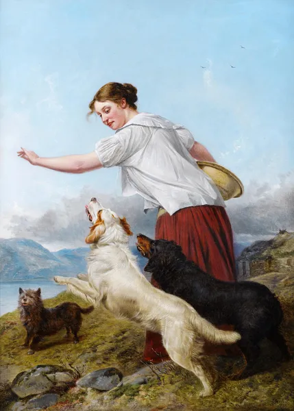 A highland walk av Richard Ansdell