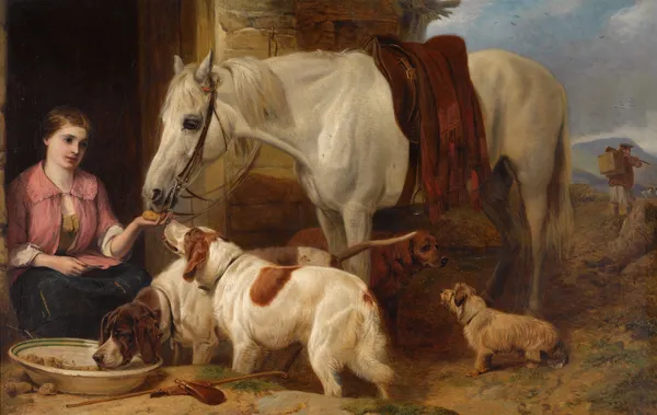 The Crofter’s Daughter av Richard Ansdell
