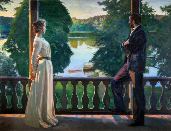 Nordic Summer Evening av Richard Bergh
