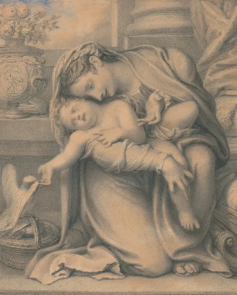 Madonna and Child av Richard Cosway