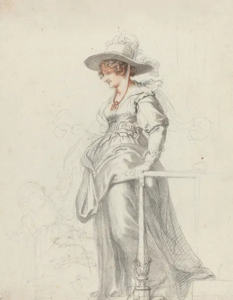 Maria Cosway with Her Daughter Louisa av Richard Cosway