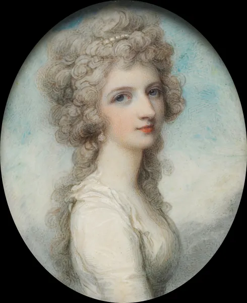 Portrait of Mary Frances (Fanny) Swinburne av Richard Cosway