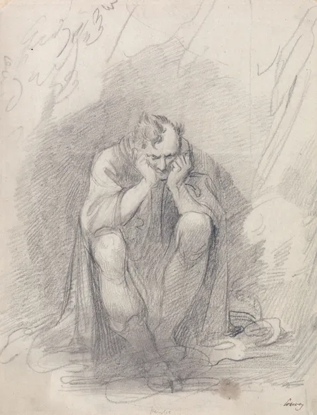 Timon of Athens Before His Cave av Richard Cosway