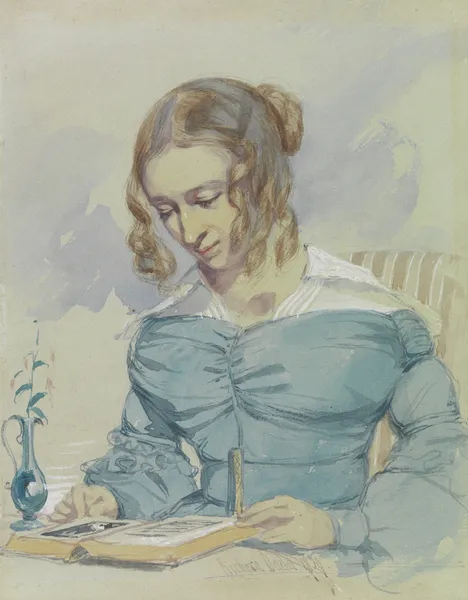 Portrait of Maria Elizabeth Dadd, the Artist’s Sister av Richard Dadd