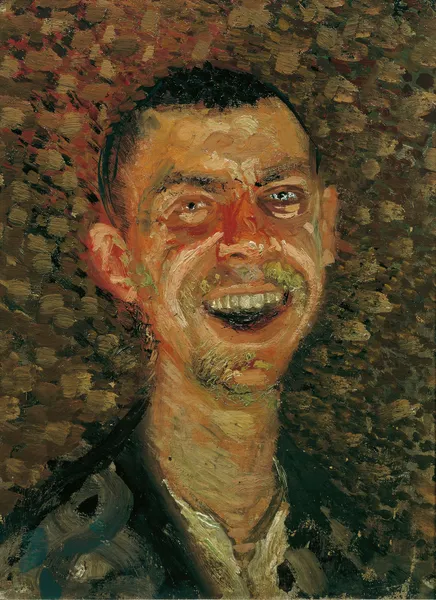 Selbstbildnis, lachend av Richard Gerstl