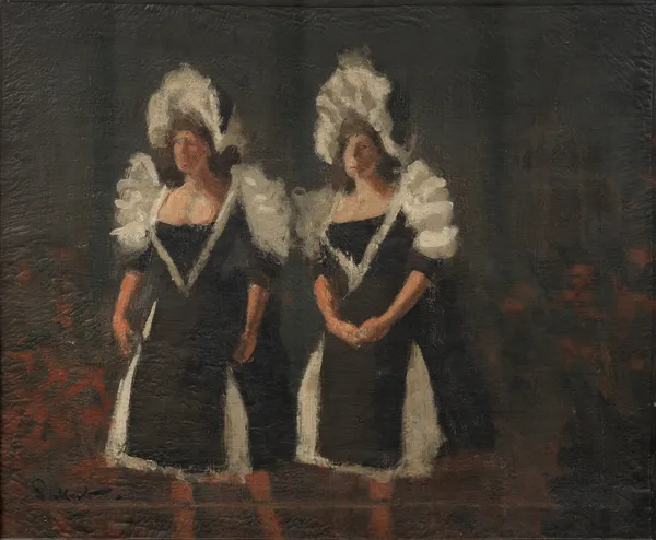 Over the Footlights (The Lloyd Sisters) av Walter Richard Sickert