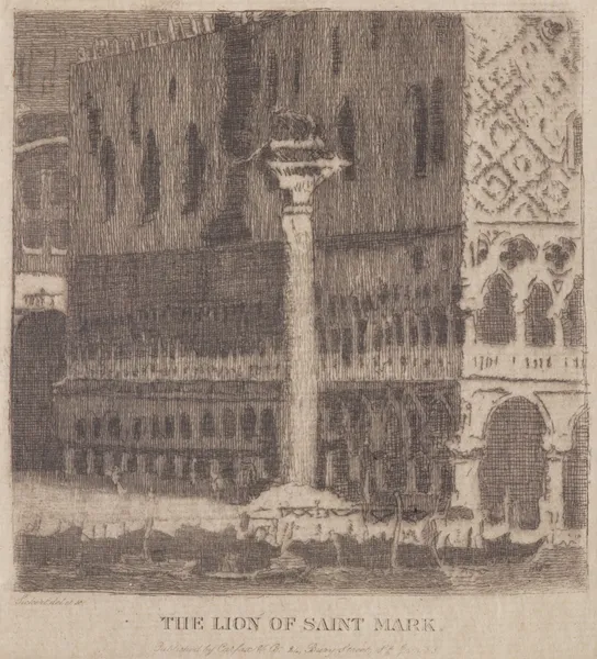 The Lion of St. Mark, Venice av Walter Richard Sickert