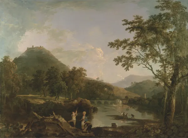 Dinas Bran from Llangollen av Richard Wilson