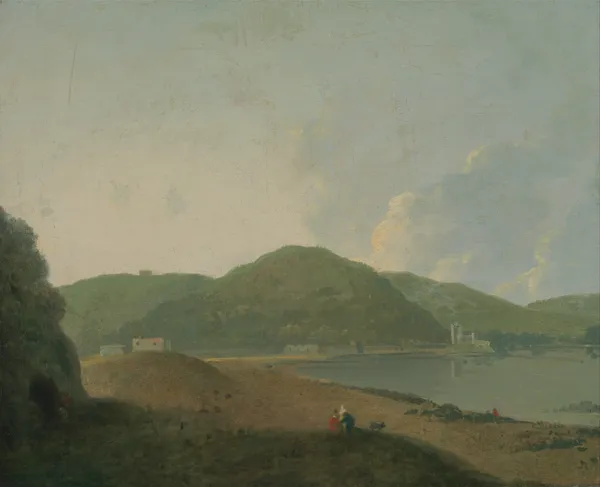 Lago d’Agnano with the Grotta del Cane av Richard Wilson
