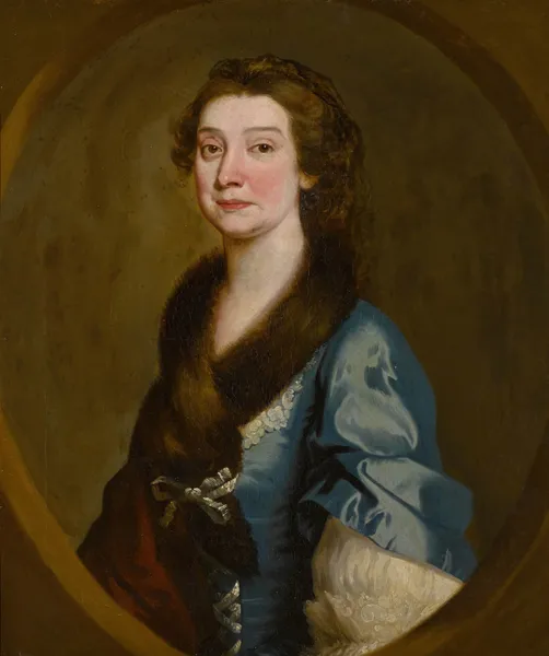 Portrait of a lady, probably Lady Martha Hicks, née Browne av Richard Wilson