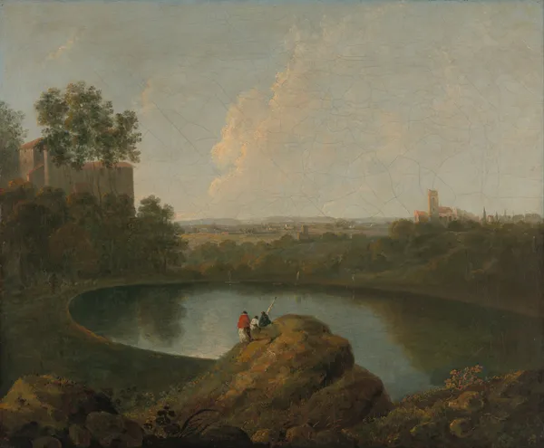 The Head of Lake Nemi av Richard Wilson