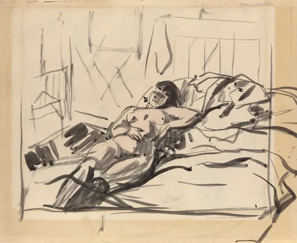 Lying Nude av Rik Wouters