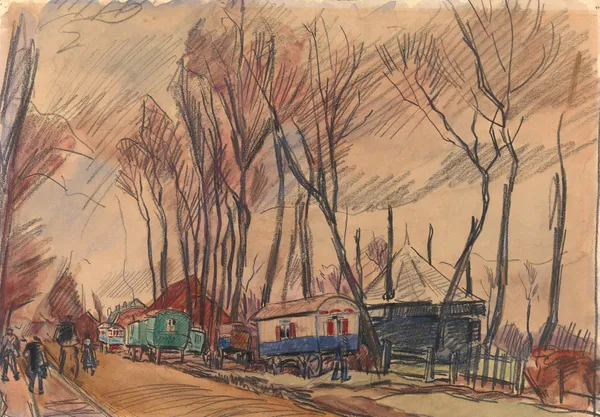 Road in the Rain – Amersfoort av Rik Wouters