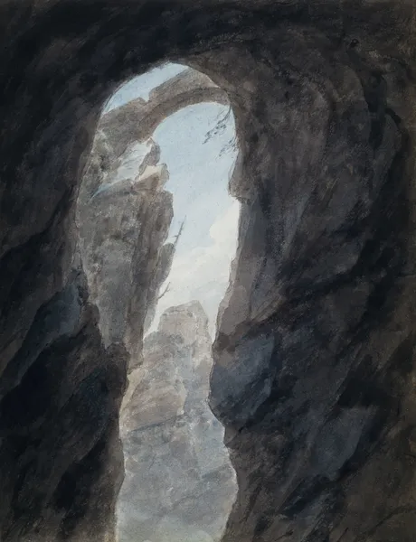 Ravine in the Campagna av John Robert Cozens