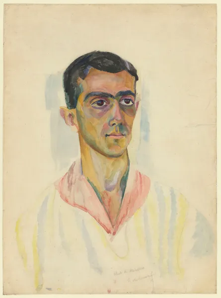 Portrait de Léonide Massine av Robert Delaunay