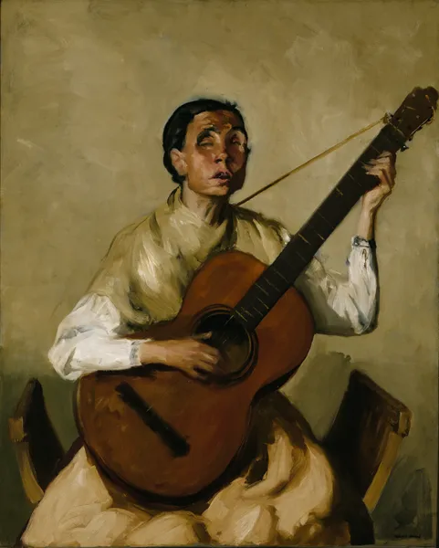 Blind Spanish Singer av Robert Henri