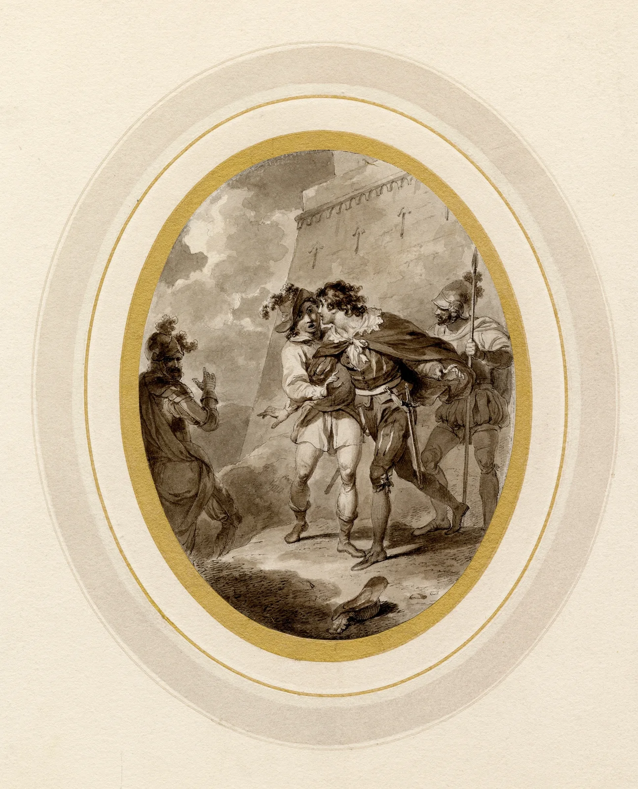 Hamlet, I, 4 av Robert Smirke