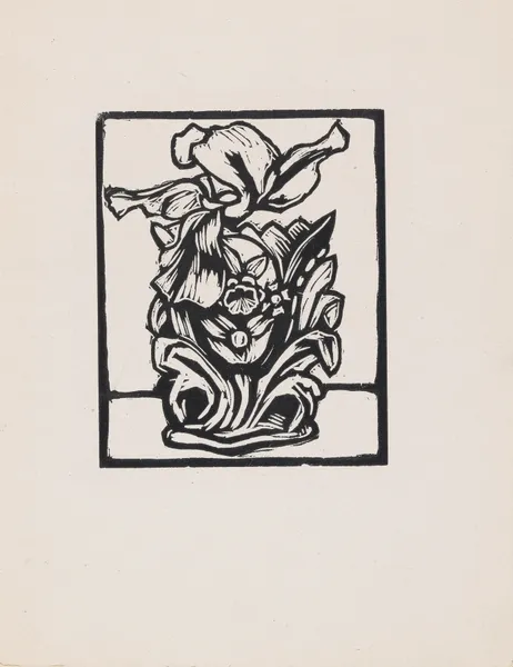 Iris & Vase av Roger Fry