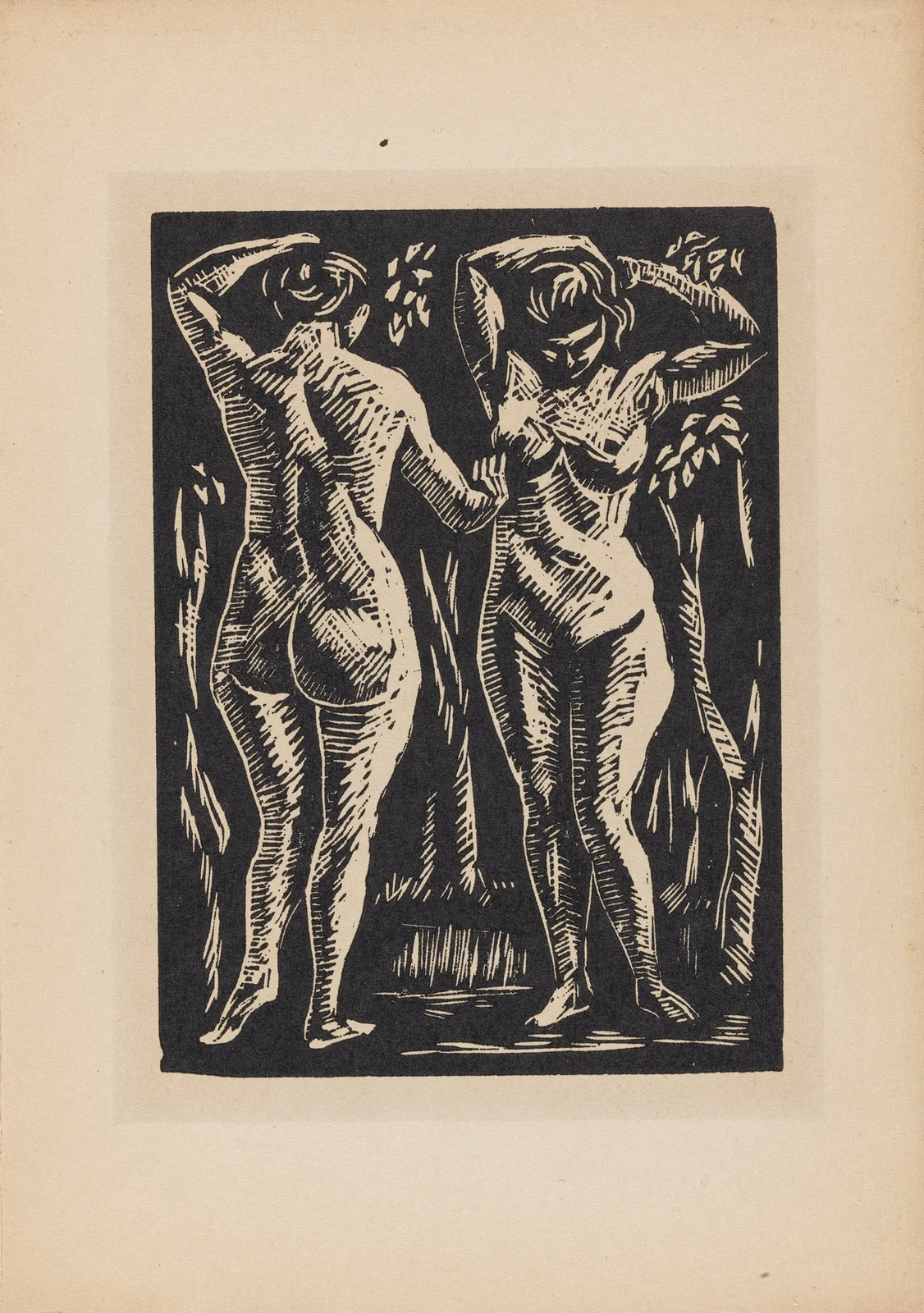 Two Nudes av Roger Fry