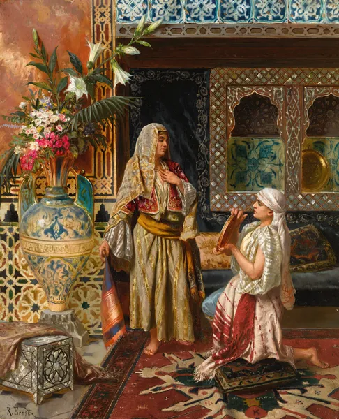 The favourite av Rudolf Ernst