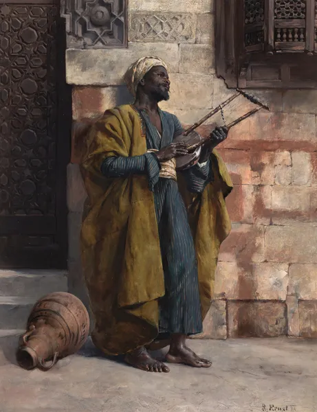 The Musician av Rudolf Ernst