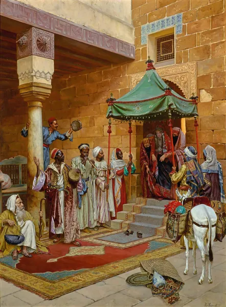 The New Bride av Rudolf Ernst