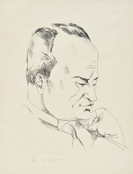 Benito Mussolini av Rudolf Grossmann