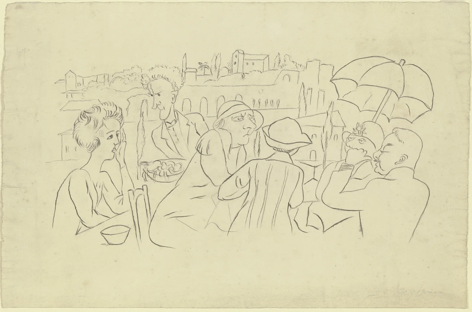Roman café av Rudolf Grossmann