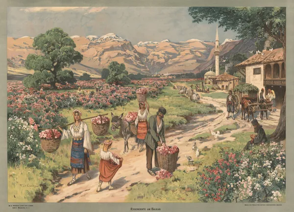 Europa – Rosenernte am Balkan av Rudolf Hellgrewe