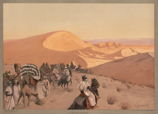 Weltverkehr – In den Dünen der Sahara av Rudolf Hellgrewe