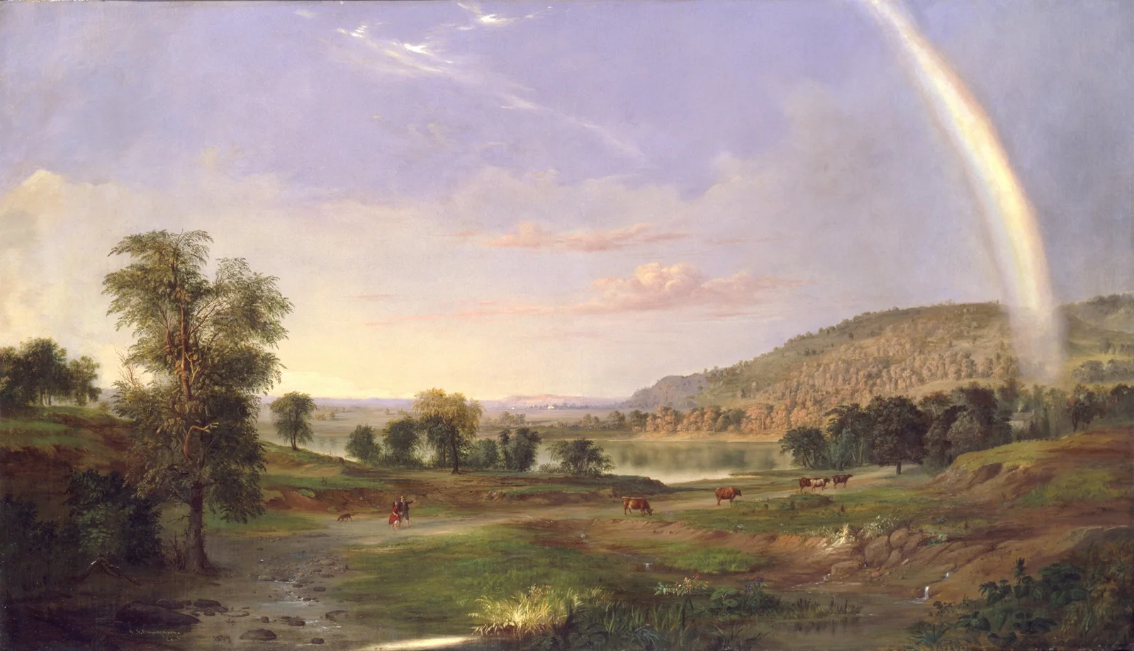 Landscape with Rainbow av Robert S. Duncanson