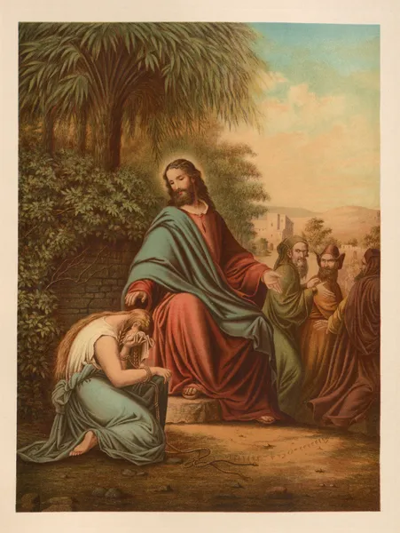 Christ and the adulteress av Jan Ladislaw Sýkora