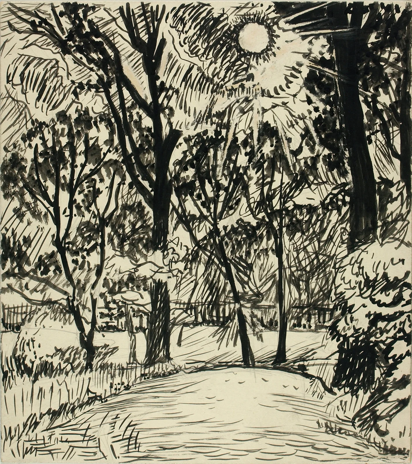 Sun-lit Path av Henry Lyman Saÿen