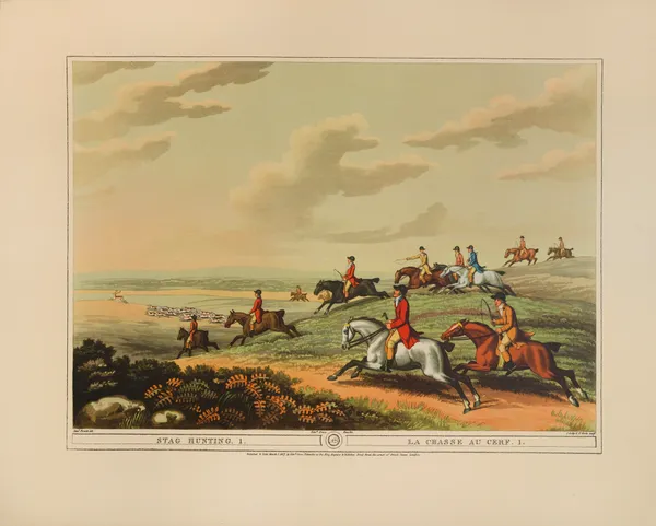 Stag Hunting, 1 (19th century) av Samuel Howitt