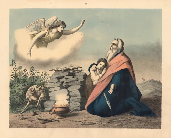 Abraham and Isaac av Sandberg