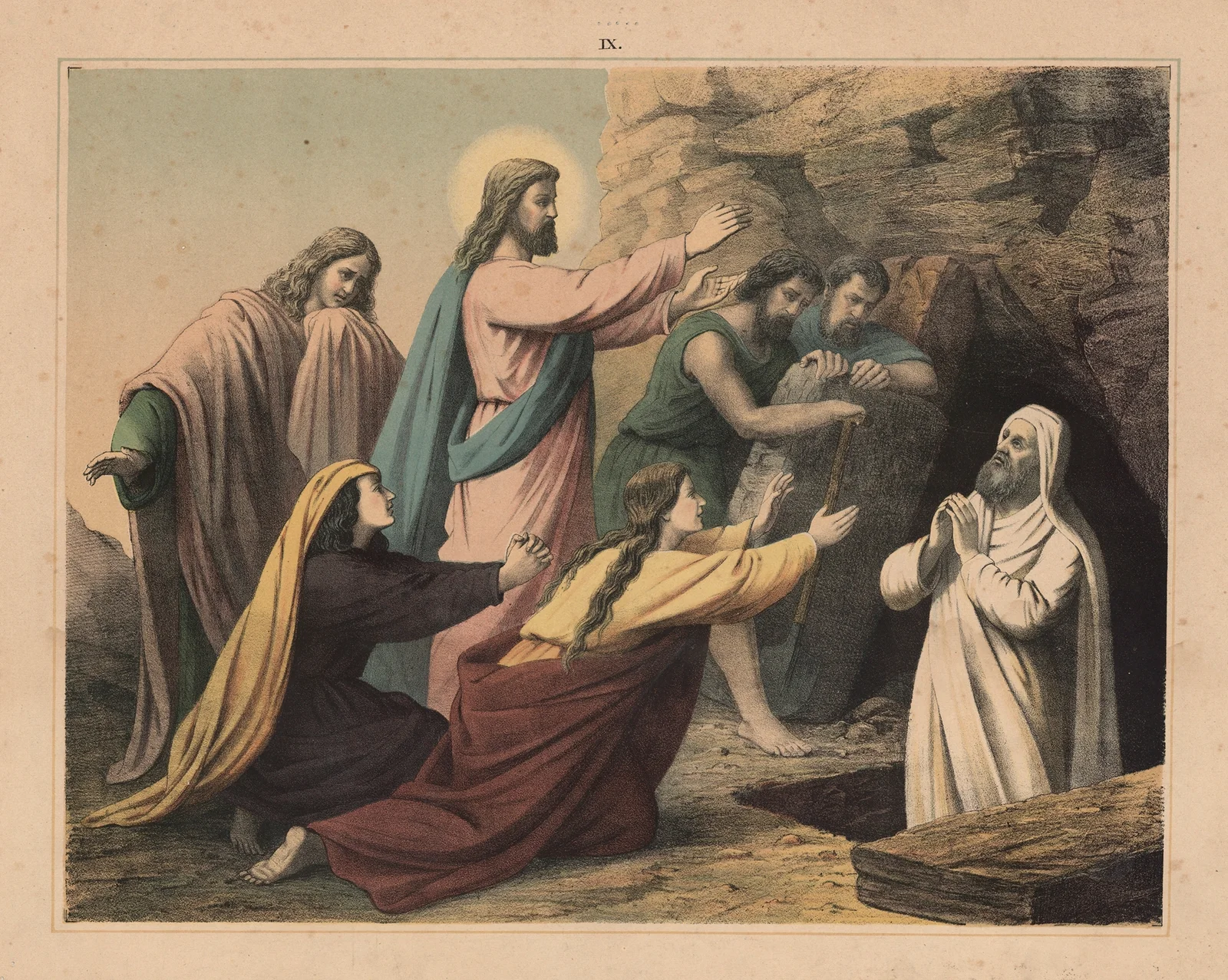 Jesus resurrects Lazarus av Sandberg