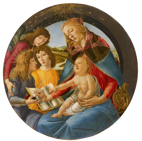 Madonna of the Magnificat av Sandro Botticelli