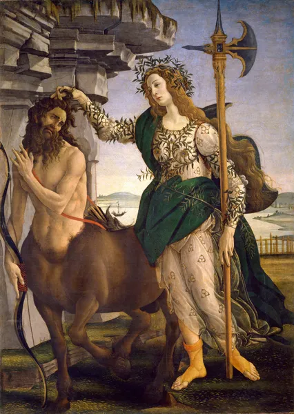 Pallas And The Centaur av Sandro Botticelli