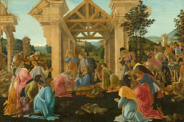 The Adoration Of The Magi av Sandro Botticelli