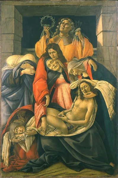 The Lamentation over the Dead Christ av Sandro Botticelli