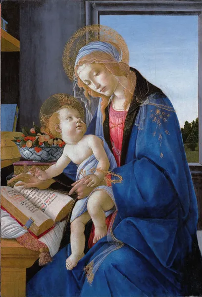 The Virgin and Child (The Madonna of the Book) av Sandro Botticelli