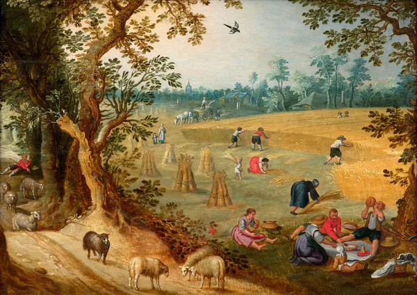 The Harvest, allegory of Summer av Sebastian Vrancx