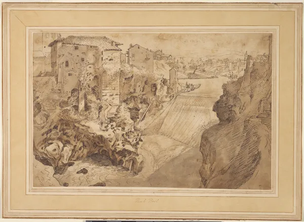 View of Tivoli av Sebastian Vrancx