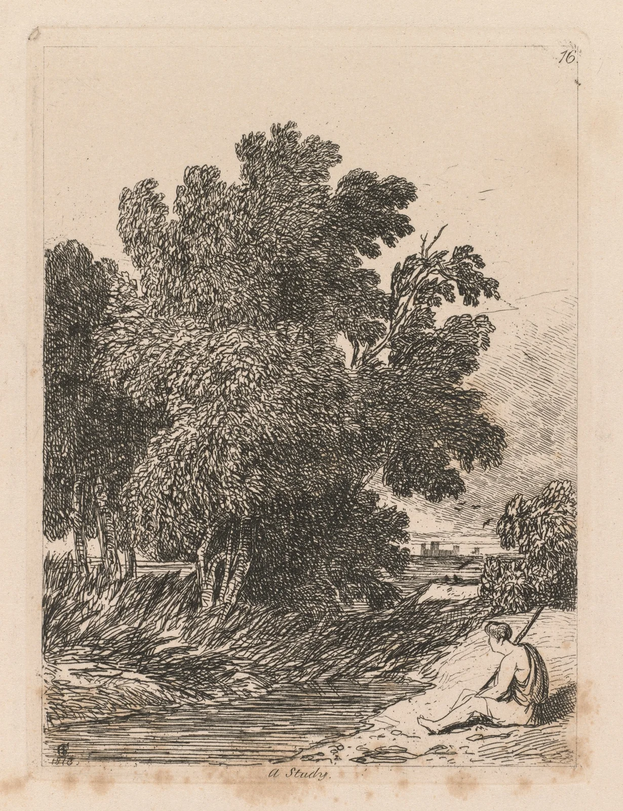 A Study av John Sell Cotman