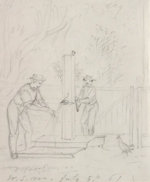 At the Pump av William Sidney Mount