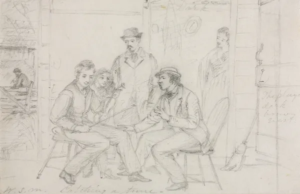 Catching a Tune (probably 1867) av William Sidney Mount