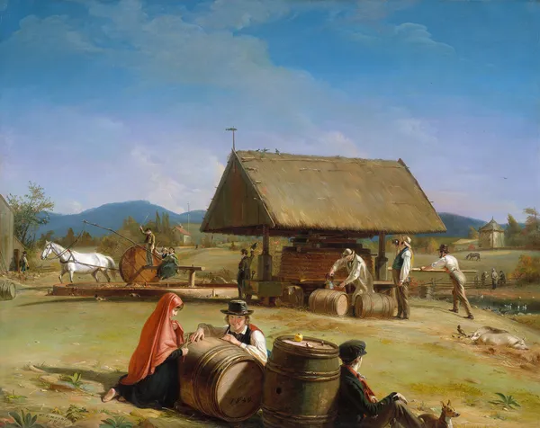 Cider Making av William Sidney Mount