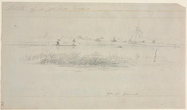 Eel Spearing at Setauket, Long Island, New York av William Sidney Mount
