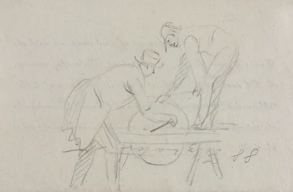 Grinding the Axe av William Sidney Mount